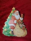 Vintage Christmas Santa Ephemera Lot Greeting Cards Used Unused Die Cut