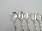 Set Of 6 Broggi Italy Salt   Sugar   Shovel Spoons