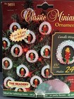 Beadery Classic Miniatures Christmas Ornament Craft Kit Candle Wreaths Makes 24