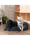 Donut Plush Pet Dog Cat Bed Fluffy Soft Warm Calming Bed Kennel Nest 24  28  32 