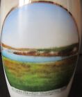 Early 20th Century Souvenir Porcelain Vase Lake Barton Hoisington Kansas