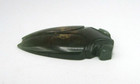 Vintage Chinese Carved Spinach Jade Cicada   Bug Figurine  1 75  Or1