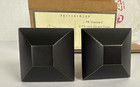 Pottery Barn Finials Pb Standard 0 75    Square Set Of 2 Antique Bronze Finish Nib