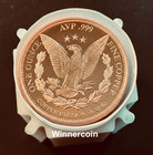 20 X Morgan Dollar Design Highland Mint  hm   1 Oz  999 Fine Copper Round Usa