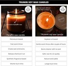 Sage Candle For Cleansing House Negative Energy Smudge Kit - 5oz Soy Wax