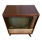 Television Mid Century Modern Motorola Vintage 1950 60s Swivel Television Retro