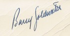 Barry Goldwater Signed Photo Autograph Us Senator 1964 Candidate