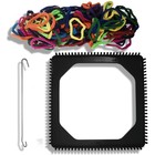 Potholder Weaving Loom Kit   10  X 10  Plastic Loom   Premium Cotton Weaving