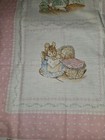 Vtg Peter Rabbit Beatrix Potter Fabric Springs Industries Cotton Panel 35  X 44 