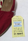 New Toms W  Toms Original Classic - Red - W 8 5
