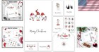Christmas Cards  24 Pack Christmas Cards With Envelopes  Stickers Set 4 X 6 In