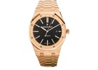 Ap Royal Oak 41mm Ap 15400or Rose Gold Black Dial Full Watch