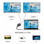4k Hdmi Cable Splitter Adapter 2 0 Converter 1 In 2 Out 1 Male To 2 Female Lot