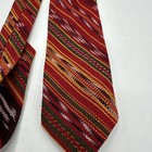 Handmade Tie W a Bonus Clay Nativity Ornament Also Handmade In Guatemala-tie 61   