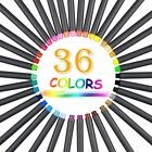 36 Fineliner Pens Color Set Drawing Painting Sketch Markers Fine Line Point Tip