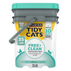 2 Pack - Purina Tidy Cats Free And Clean Clumping Cat Litter  Unscented  35 Lb