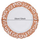 50pcs Antique Charger Plates Decorative Plate For Table Dinner Kitchen Party New