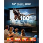 Uimoso 150-inch 16 9 Wall-mounted 4k Hd Projection Screen For Home Theater