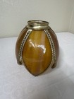 Vintage Slag Glass 5 Panel Tulip Replacement Lamp Pendant Light Shade