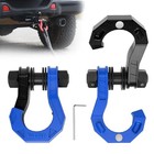 3 4  D Ring Separate Shackles  52 910lbs Break Strength Easy Open Blackblue