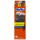 Heavy Duty Contractor Extra Large Trash Bags  55 Gallon  16 Count