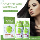 Original Mokeru Apple Hair Dye Cream For Men And Women Dark Brown