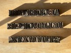 4 1 2 Line Antique Outline Wood Type Font  w38  Letterpress