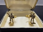Crestcraft Vintage Falstaff Beer Cuff Links John Falstaff Shakespeare
