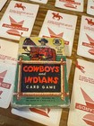 1949 Ed-u-cards Cowboys And Indians Card Game In Original Box Complete 36 Cards