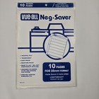 130x Vue-all  8000 Neg-saver 35mm Negative Archival Pages Nos Sealed Usa  extra