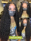 Deep Wave 13x6 Lace Frontal Hd Wigs Human Hair Brazilian Water Curly 13x4 Wig 