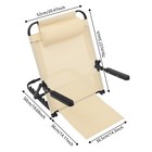 Portable Lifting Bed Backrest  Adjustable Lifting Bed Backrest W  Armrest  Khaki