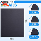 6 Pcs Non-asbestos Gasket Material Sheet - High Temperature Gasket Paper  15 X 1