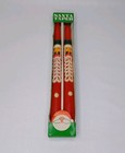 Vintage Christmas Santa Candlestick Pack Of Two 12  Candles Candle Sticks