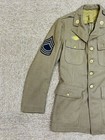 Vintage Ww2 Us 1st Air Force Officers Uniform Jacket Master Sergeant B3678 Obo
