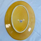 Disney Gallery Yellow Embossed Oval Serving Platter Theodora Lukanow Mickey