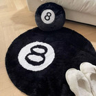 New Black Eight Anti Slip Bathroom Carpet Rug Home Decor Fast Shipping
