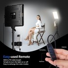 2-pack Led Video Light Kit  Studio Light  2800-6500k Dimmable Photography Lig   