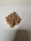 Lot Of 14 Vintage Empty Wooden Sewing Thread Spools Coates   Clarks Mini 10 Yard