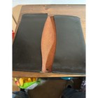 Vintage Pennsylvania Railroad Black Leather Ticket Wallet Conductor Folder Prr