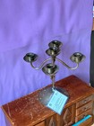 Antique Goberg German Iron Candelabra Arts   Crafts Hugo Berger C1910