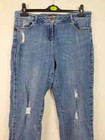 George Womens Blue Jeans Denim Casual Trousers Pants Bottom Size 14