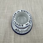 Vintage Apollinaris Match Striker Match Holder Ceramic Advertising Barware