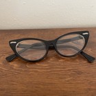 Vtg Antique 50   s Cat Eye Frame Eyeglasses Hard Case Spectapurse Mcm Monogram