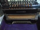 Hohner Student Black Piano Accordion 25 Key 12 Bass Needs Work Shop Waz