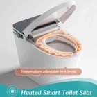 Horow Smart Toilet With Bidet Seat 10 Inch Rough In Automatic Lid Night Light