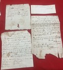 Lot Of 12 Early 1800s Documents Elijah Wadsworth Hartford Connecticut