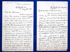 2 Signed Letters From Elliott Coues  renowned Ornithologist  To William Bocock -
