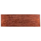 30   X 96  Rectangular Butcher Block Style Restaurant Table Top In Mahogany Wood
