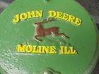 John Deere Jd 2leg Corn Planter Vintage Cast Lid Repainted Very Nice Use Display